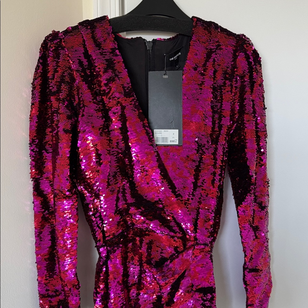 The Kooples NWT Long Sleeve Dress M $698 NWT